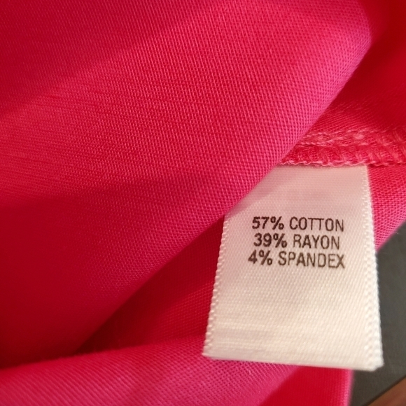 St. John Sport Hot Pink Stretch Straight Leg Pants - Picture 8 of 9